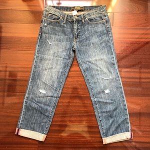 NWT PINK VS Limited Edition ripped boyfriend jeans